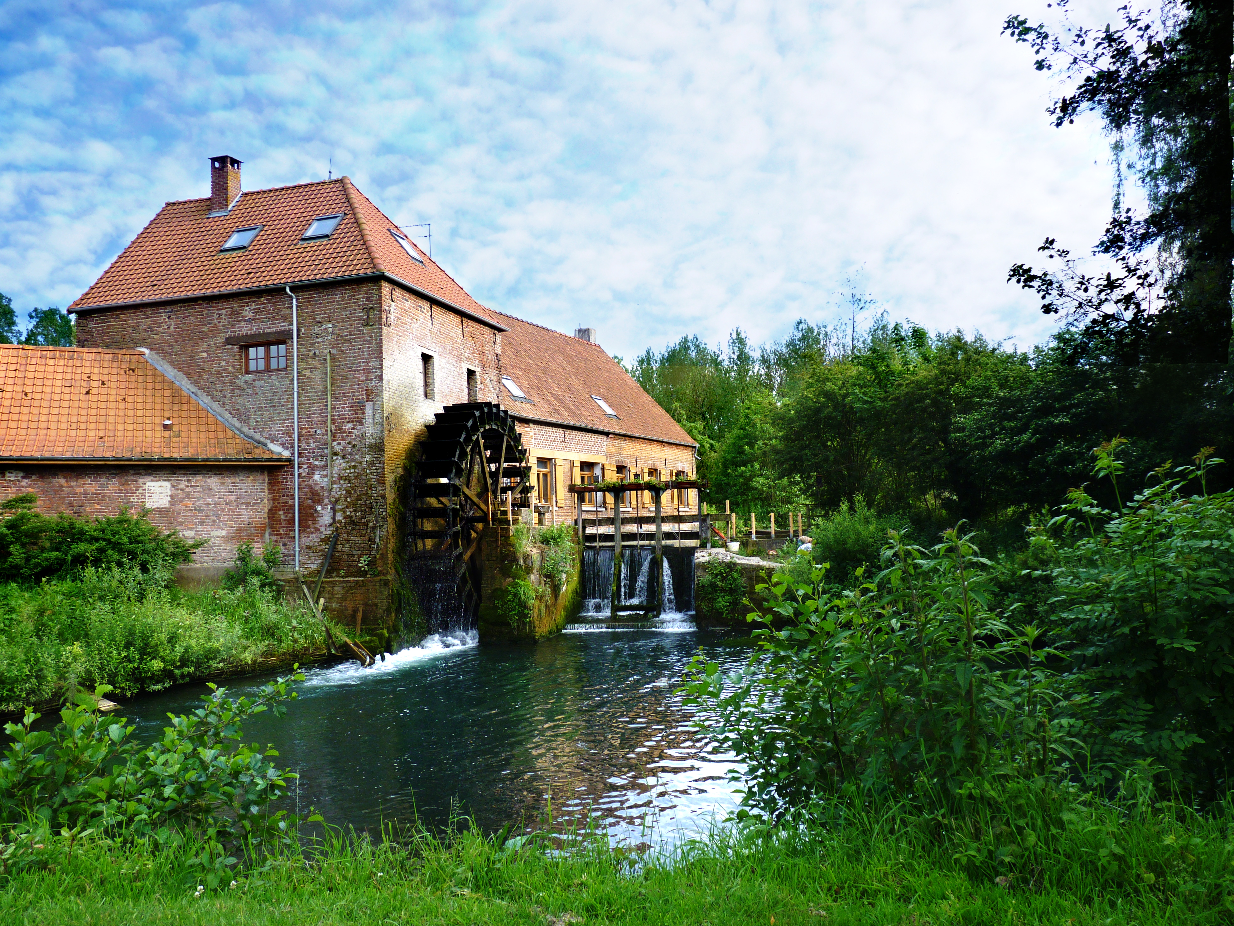 Moulin à eau sur la Lys (rendu HDR) 